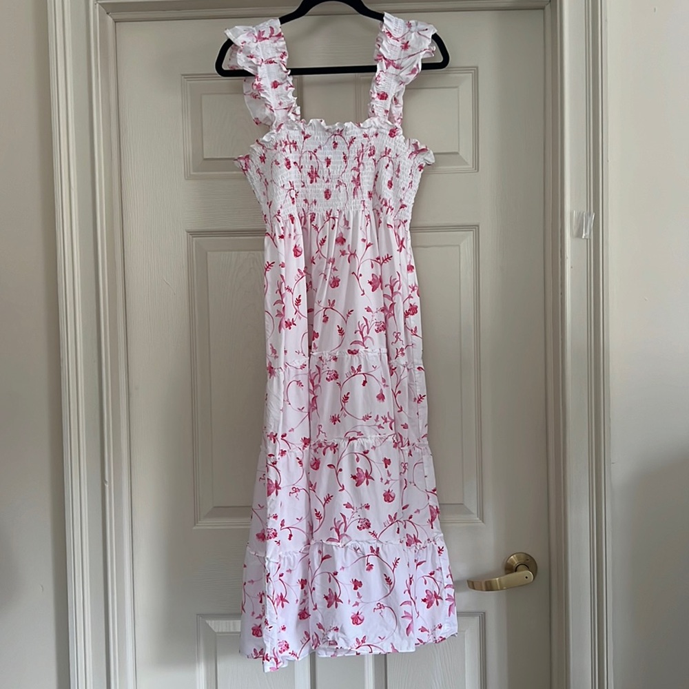 The Ellie Nap Dress by Hill House Home - Rose Botanical - size Large